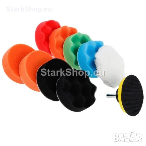  Гъби и полиращи дискове – 10бр, снимка 4 - Полирмашини - 40283714