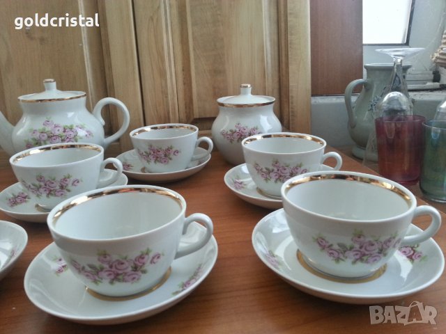 Руски порцелан за чай кафе, снимка 12 - Антикварни и старинни предмети - 33760800