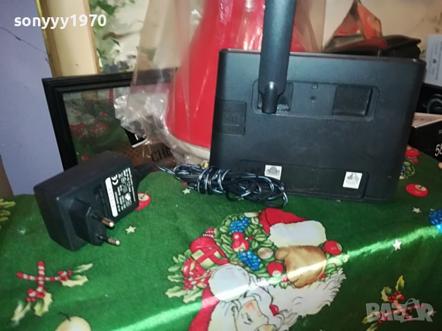 мтел рутер с антена и адаптер 2807221122, снимка 4 - Рутери - 37521966