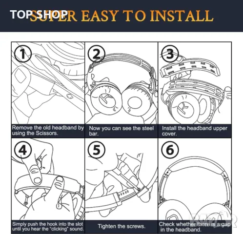 Възглавнички за уши SOULWIT + лента за глава + силиконови подложки за уши, за Bose (QC25) - бежово, снимка 5 - Слушалки и портативни колонки - 49333171