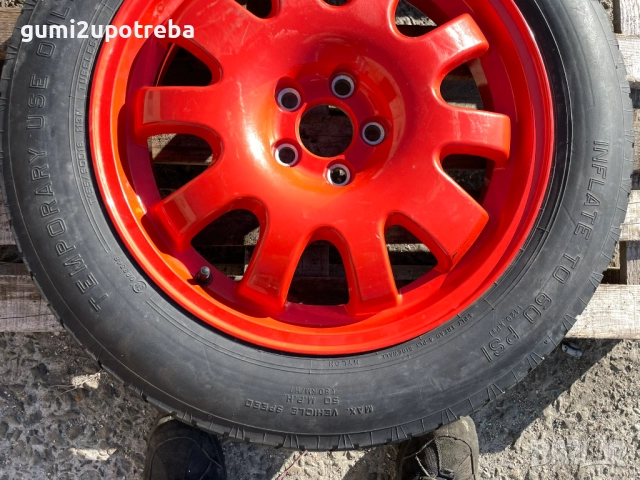 18цола Резервна джанта Патерица 5х108 Jaguar XJ 155/90/18, снимка 3 - Гуми и джанти - 52529656