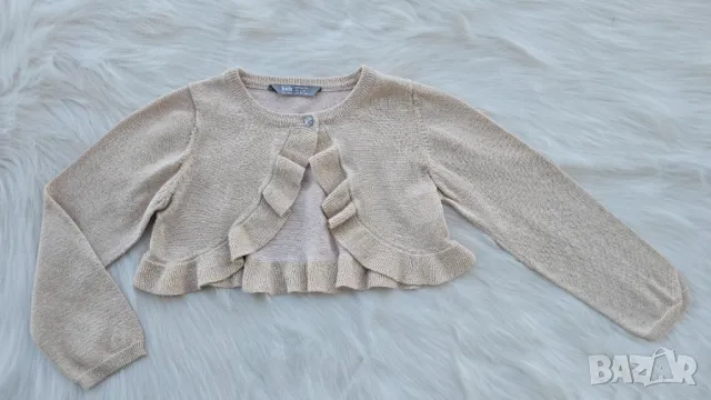 Детско болеро H&M черно и златно 2-4 години , снимка 3 - Детски пуловери и жилетки - 50114379