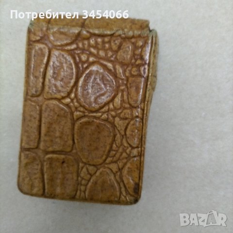 Кожена кутия за цигари. , снимка 3 - Антикварни и старинни предмети - 44750242