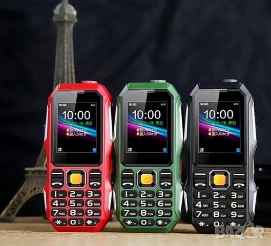 Мобилен Телефон, удароустойчив, водоустойчив, телефон за възрастни хора, българско меню на български, снимка 2 - Други - 33855093