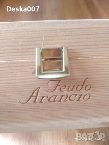 Дървена кутия за вино , снимка 4 - Други ценни предмети - 42203282