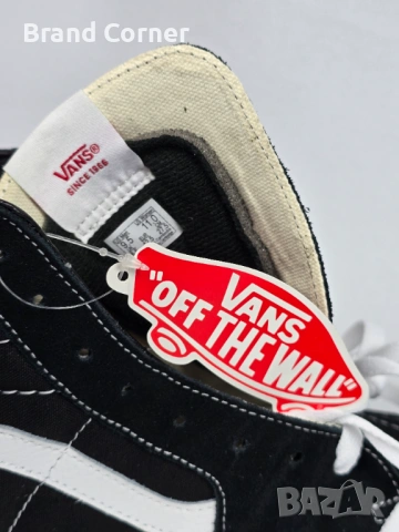 Нови Vans Sk8-Hi Black/White - номер 42.5 и 44 , снимка 6 - Кецове - 54342495
