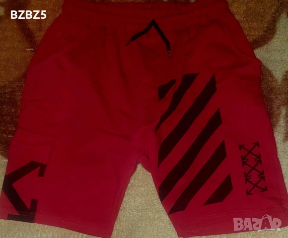 Червени къси мъжки панталони (XL)