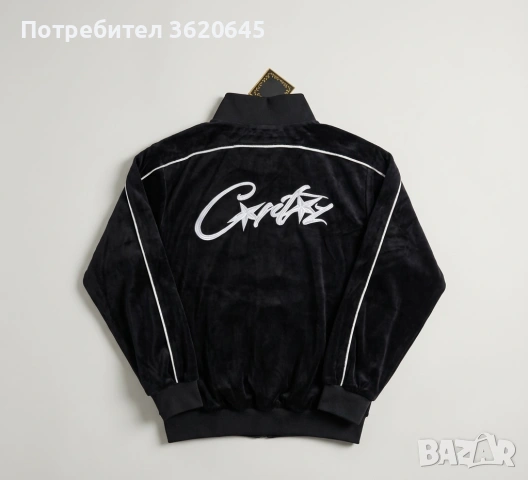 Corteiz яке zip up - черно, снимка 2 - Якета - 53238306