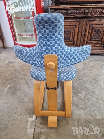 Регулируем Ергономичен Стол за коленичене с облегалка-внос от Германия!, снимка 5 - Столове - 51794400