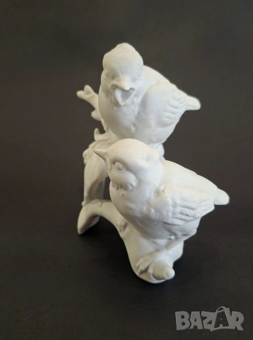 Порцеланова фигурка с две птички, снимка 2 - Статуетки - 53951634