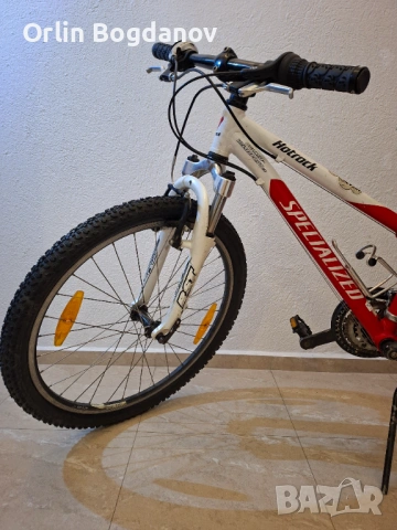 Велосипед SPECIALIZED 24'' гуми + звънец + 2 странични ръкохватки, снимка 3 - Велосипеди - 54176112