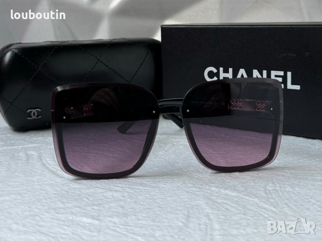 CH 2024 дамски слънчеви очила с лого квадратни , снимка 8 - Слънчеви и диоптрични очила - 44657871