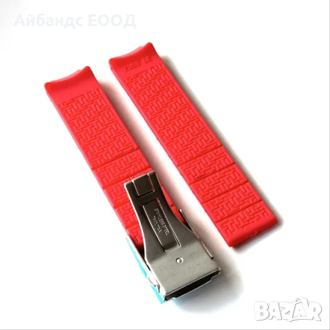 Силиконови каишки за часовник Tissot T-touch, снимка 6 - Каишки за часовници - 49417482