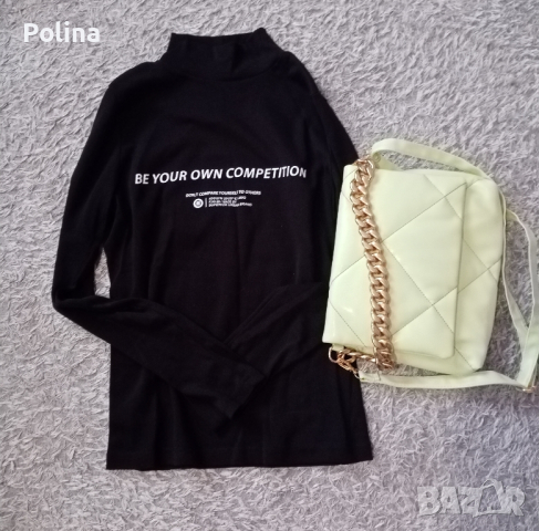 Блуза на Pause и подарък нова чанта, снимка 1 - Блузи с дълъг ръкав и пуловери - 44680427