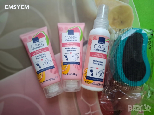 КОМПЛЕКТ грижа за краката от 4, Лот козметика за лице