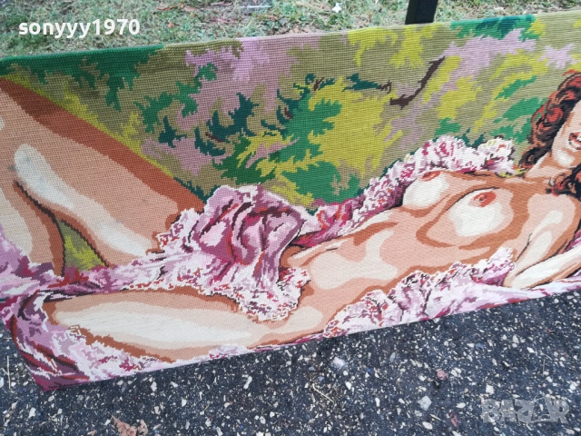 ГОБЛЕН//КАРТИНА ЗА СТЕНА ОТ ФРАНЦИЯ 0610251627, снимка 7 - Антикварни и старинни предмети - 51963572