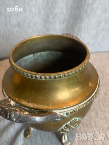 стар месингов съд , снимка 6 - Антикварни и старинни предмети - 52976381