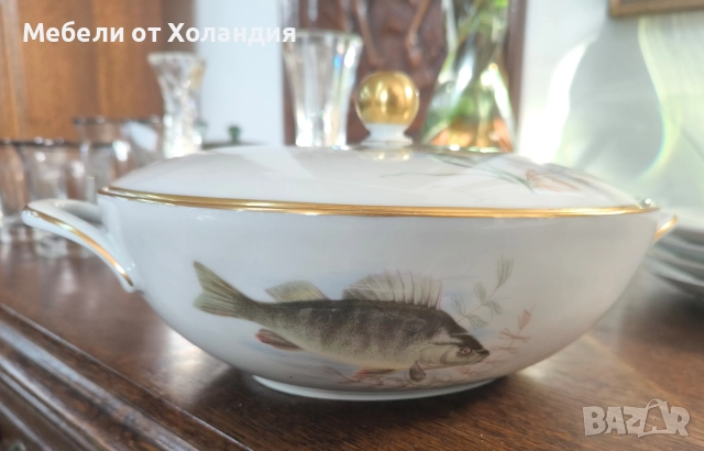 Баварски рибен сервиз, снимка 3 - Сервизи - 52825593