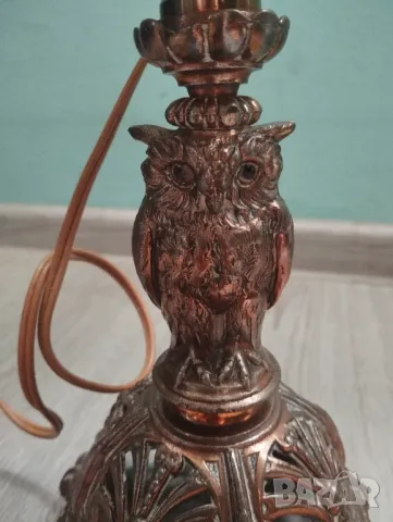 Ретро настолна лампа, снимка 2 - Настолни лампи - 48471255