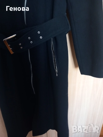 Дамско палто - черно , снимка 3 - Палта, манта - 52175201