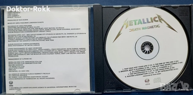 Metallica – оригинални и неофициални CD издания , снимка 4 - CD дискове - 49885064