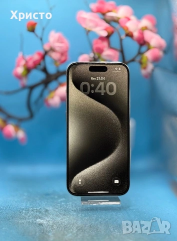 Apple iPhone 15 Pro, 128GB, 5G, Natural Titanium  , снимка 4 - Apple iPhone - 54263252