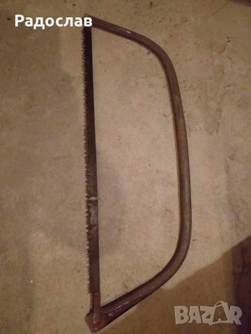 Голям стар режещ трион , снимка 3 - Антикварни и старинни предмети - 52864710