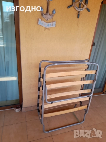 70 ЛЕВА СГЪВАЕМО ПОХОДНО ЛЕГЛО С МАТРАК в СЛЪНЧЕВ БРЯГ С КОМЕНТАР, снимка 1