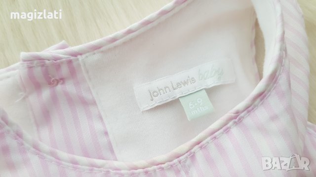 Нова детска рокля John Lewis буйки и аксесоар за коса  6-9 месеца , снимка 3 - Бебешки рокли - 33721441