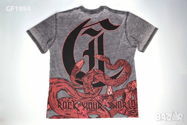 Just Cavalli - мъжка тениска, размер М, снимка 4 - Тениски - 53198739