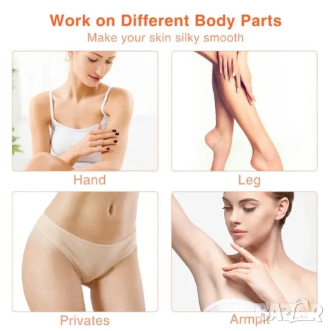 Фотоепилатор, IPL лазер за обезкосмяване с 999999 импулса, епилатор, снимка 2 - Епилатори - 52163451