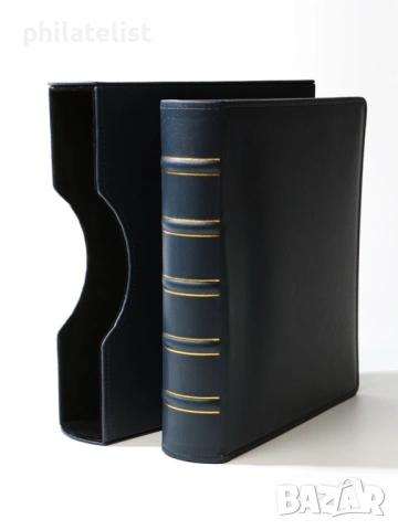 Папка с касета LUX за банкноти с 20 листа - OPTIMA стандарт , еко-кожа - черен, снимка 7 - Нумизматика и бонистика - 53178768