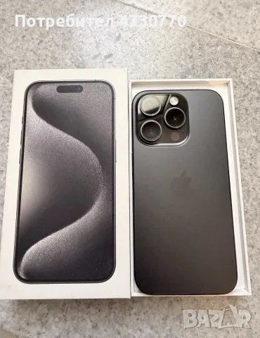 iPhone 15 pro черен 