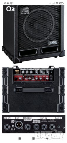 Кубе Roland Bass Cube 60XL усилвател за бас китара, снимка 3 - Китари - 40131987