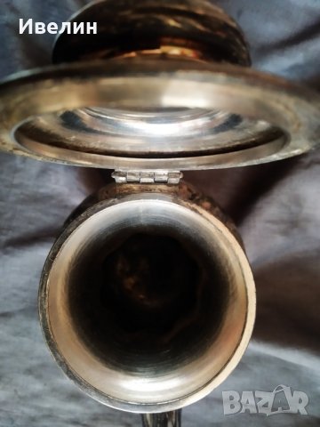 посребрена метална кана Джордж IV, снимка 5 - Антикварни и старинни предмети - 30937925