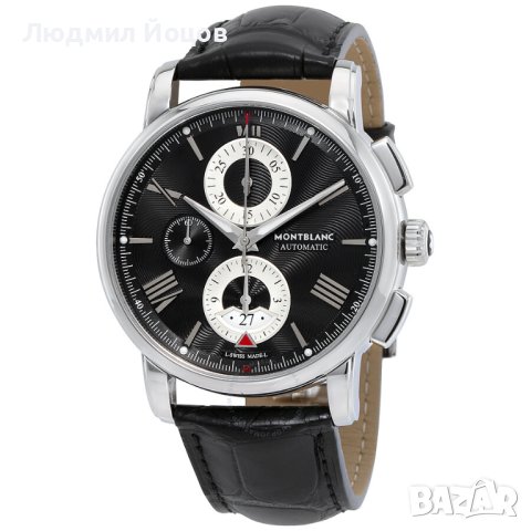 Мъжки часовник MONTBLANC 4810 Chrono Auto Black НОВ - 7115.00 лв., снимка 1