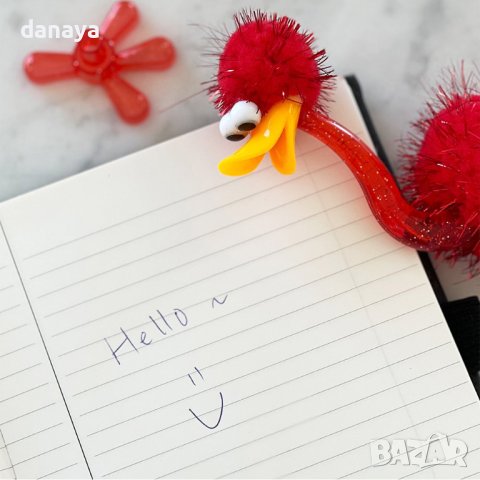 3724 Атрактивен пухкав химикал с форма на кълвач, снимка 2 - Ученически пособия, канцеларски материали - 40698764