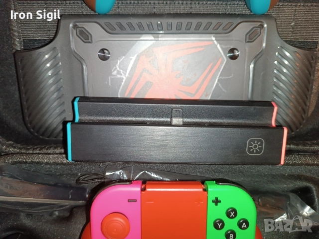 Nintendo Switch V1 с мод – пълен комплект с много аксесоари, снимка 16 - Nintendo конзоли - 52559415