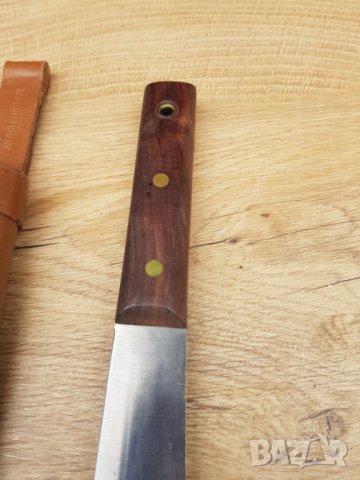 Немски нож с кожена кания , снимка 3 - Колекции - 38696322