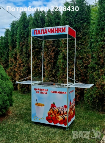 Количка за царевица на пара и палачинки , снимка 2 - Колички за царевица - 51540562