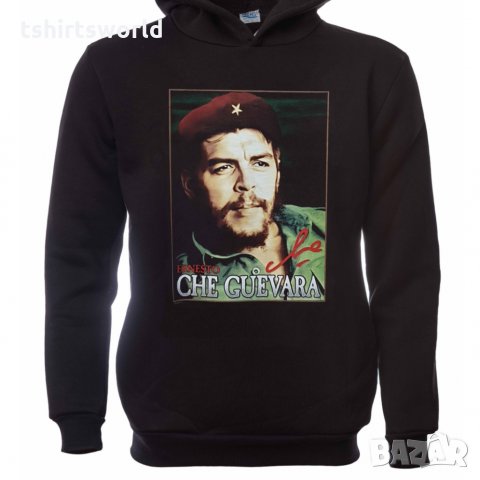 Нов мъжки суичър с дигитален печат на революционера Че Гевара, снимка 6 - Суичъри - 31742369