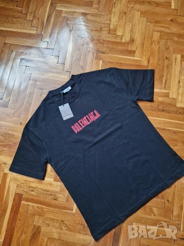 Страхотна мъжка тениска BALENCIAGA размер S M L XL 2XL , снимка 3 - Тениски - 53902306
