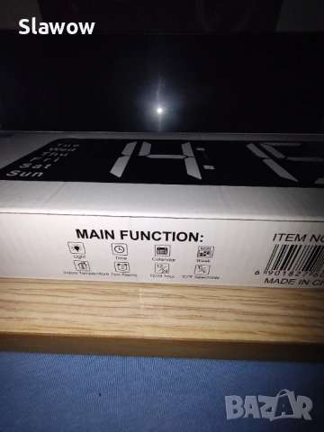 Светещ стенен часовник, снимка 7 - Стенни часовници - 54009567