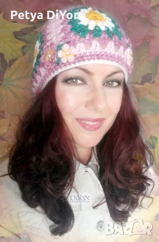 Плетена шапка, ръчна изработка