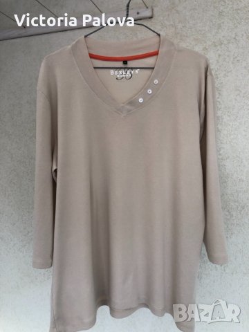 Блуза BEXLEY S,голям размер,памук, снимка 2 - Блузи с дълъг ръкав и пуловери - 31541915