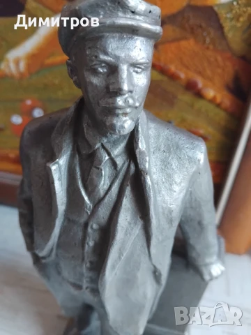 Соц стара скулптура Ленин 1977г, снимка 3 - Антикварни и старинни предмети - 43828644