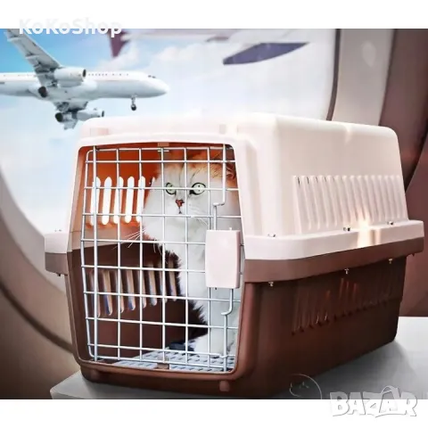 Клетка за домашни любимци-48х32х30 см./транспортна клетка за домашни любимци/чанта за домашни любимц, снимка 4 - Други стоки за животни - 49699167