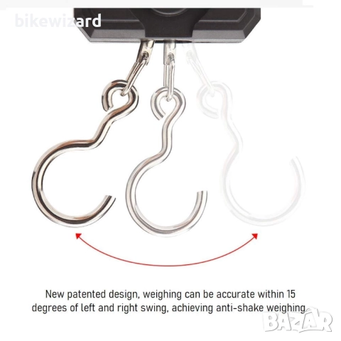 Rhorawill 165lb / 75kg Висящ кантар за багаж Цифров кантар за куфари с ролетка НОВ, снимка 2 - Други стоки за дома - 52395132