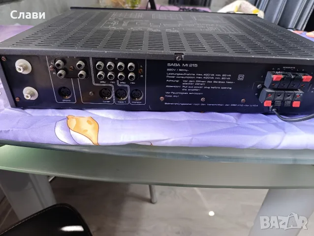 Усилвател SABA-MI 215 , снимка 7 - Ресийвъри, усилватели, смесителни пултове - 56361495