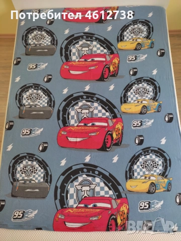 Детски зимен спален комплект „Маккуин светкавицата“, снимка 2 - Спално бельо и завивки - 53085771